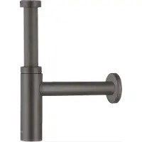 Hansgrohe Flowstar S designvandlås, børstet sort krom
