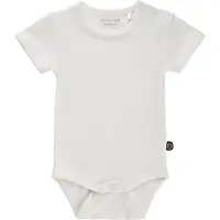 Minymo Body k/æ - Bambus - Hvid - - 62 - Body K/Æ