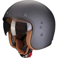Scorpion Belfast Evo Carbon Jethjelm Mat/Karbon S sort