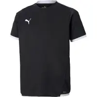 Puma teamLIGA Football Jersey Youth, Clothing, Black/White, 9-10Y