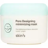 Skin79 Green Tea Purifying Clay Mask Pore Designing Minimering Mask Rose Vandfuld sovemaske 3.38 fl.oz (100 ml) - Made in Korea (Pore Designing M