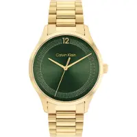 Calvin Klein CK 25200229 Iconic Grøn/Gul guldtonet stål Ø40 mm