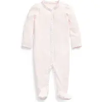 Ralph Lauren Heldragt - Lyserød m. Blomster - - 0 mdr - Heldragt