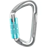 Edelrid - Karabiner klatring - Pure Triple Iii Silver til Unisex - Grå
