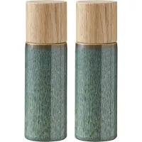 Bitz Salt - & Peberkværn 17 cm 2 dele Grøn