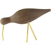 Normann Copenhagen Shorebird valnød/messing Stor