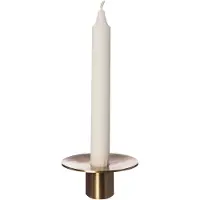 ERNST lysestage børstet messing Ø9,2 cm 4 cm