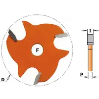 Cmt BLAD HM I=4.8 D=47.6 F=8