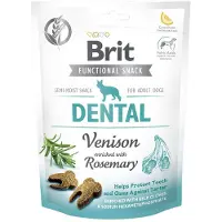 Brit Dog Functional Dental Snack Hjort - Økonomipakke: 3 x 150 g