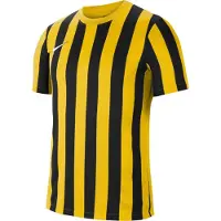 Nike Spilletrøje DF Striped Division IV - Gul/Sort/Hvid Børn, størrelse XL: 158-170 cm