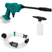 Vonroc Højtryksrenser 20V - Kompakt - Trådløs - Bærbar | 24 bar | 198 L/T | Solo | Ekskl. akku og oplader - Inkl. tilbehør