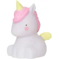 A Little Lovely Company Minilampe - 12,5 cm - Enhjørning - - OneSize - Natlampe