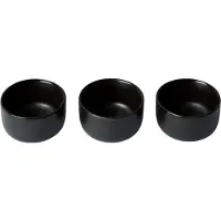 Aida Raw skål mini Ø7,5 cm 3-pak Titanium Black