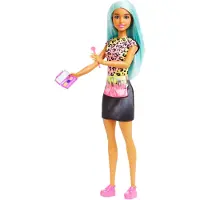 Barbie Careers Fashion Doll & Accessory Makeup Artist med Teal Hair & Art Stowes inklusive Palette & Brush