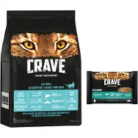 Crave Cat Adult Laks & Hvidfisk - Økonomipakke: 2 x 7 kg