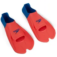 Speedo 808841F960, Blå, Orange, Svømmetræningsfinner, Voksne, Ethvert køn, 44 - 46, Silikone