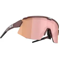 Bliz - Solbriller - Breeze Small Matt Burgundy/Brown til UnisexUld - Bordeaux
