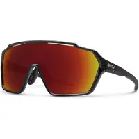 Smith - Solbriller - Shift Mag Black Chromapop Red Mirror til Unisex - Sort