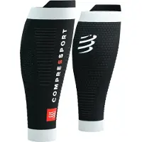 Compressport - Kompression - R2 3.0 Black/White til Unisex - Størrelse 3 - Sort