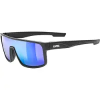 Uvex lgl 51, Multisport briller, Fuld kant, Sort, Sort, Blå