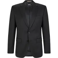 BOSS ONE Slim fit habitjakke i serge af ny uld