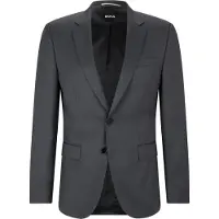 BOSS ONE Slim fit habitjakke i serge af ny uld