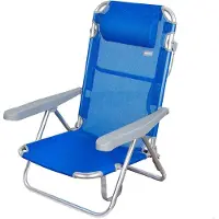 Aktive Sammenklappelig Stol 5 Positioner Med Pude 60x47x83 Cm