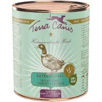 Terra canis Kornfrit 6 x 800 g - And med græskar, jordbær & hyldeblomst
