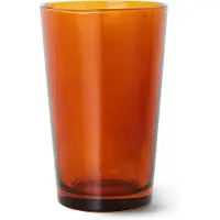 HK Living 70's glassware teglas 20 cl 4-pak Amber brown