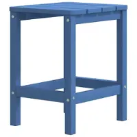 vidaXL Adirondack-havebord 38x38x46 HDPE blå