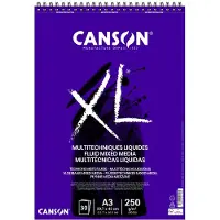 Canson XL Fluid Mixed Media A3 250G Spiral 30 SH