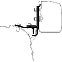 Thule T 3200 Vw T5/t6 Compact Van Reimo Multirail Swb Markiseadapter