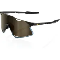 100% 100 % HYPERCRAFT Sport Performance Solbriller uden stel (mat sort - bl?dt guld spejllinse)