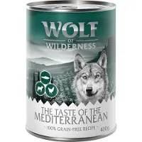 Wolf of Wilderness Økonomipakke: 12 x 400 g "The Taste Of" - The Taste Of Mediterranean