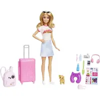 Barbie Travel Set With Puppy