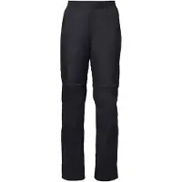 Vaude Drop Pants II, regnbukser, dame sort