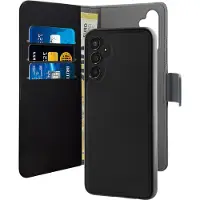 Puro 2-i-1 Samsung Galaxy A34 5G Magnetisk Pungcover - Sort