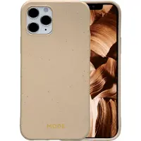 dbramante1928 Barcelona - Bagsidecover til mobiltelefon - 100 % bionedbrydeligt plantebaseret materiale - sahara-sand - for Apple iPhone 12 mini