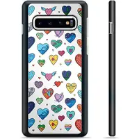 Mtp Products Samsung Galaxy S10+ Beskyttende Cover - Hjerter
