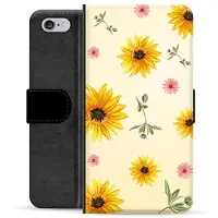 Mtp Products iPhone 6 / 6S Premium Flip Cover med Pung - Solsikke
