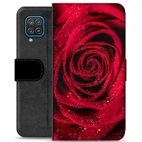 Mtp Products Samsung Galaxy A12 Premium Flip Cover med Pung - Rose
