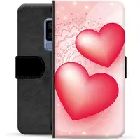 Mtp Products Samsung Galaxy S9+ Premium Flip Cover med Pung - Kærlighed