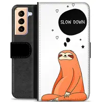Mtp Products Samsung Galaxy S21+ 5G Premium Flip Cover med Pung - Slow Down