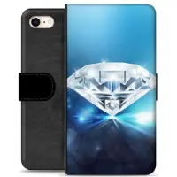 Mtp Products iPhone 7/8/SE (2020)/SE (2022) Premium Flip Cover med Pung - Diamant