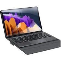 DUX Samsung Galaxy Tab S7/S8 Cover med Bluetooth Tastatur - Sort