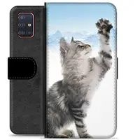 Mtp Products Samsung Galaxy A51 Premium Flip Cover med Pung - Kat