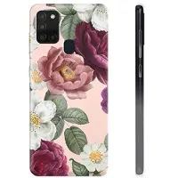Mtp Products Samsung Galaxy A21s TPU Cover - Romantiske Blomster