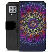 Mtp Products Samsung Galaxy A42 5G Premium Flip Cover med Pung - Farverig Mandala