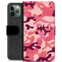 Mtp Products iPhone 11 Pro Premium Flip Cover med Pung - Pink Camouflage