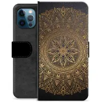 Mtp Products iPhone 12 Pro Premium Flip Cover med Pung - Mandala